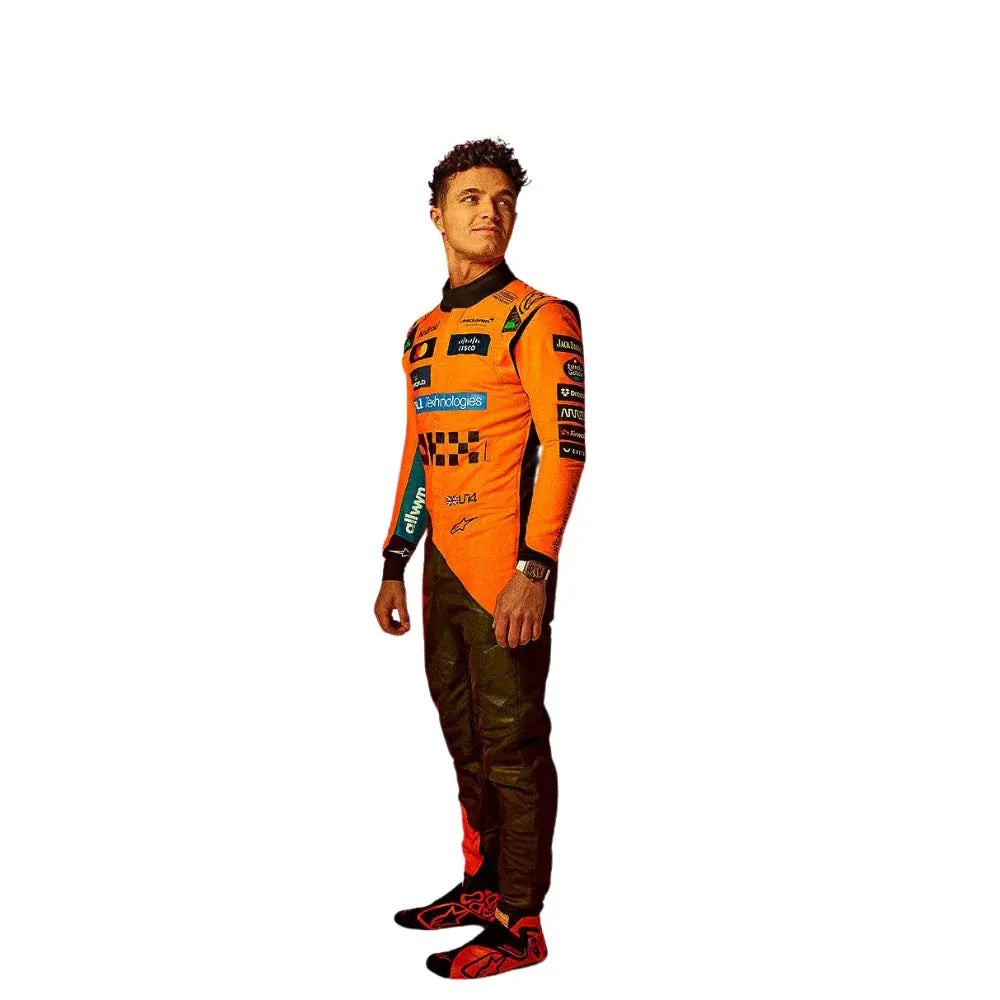 2025 Lando Norris Mclaren F1 Racing suit Replica | Brex International