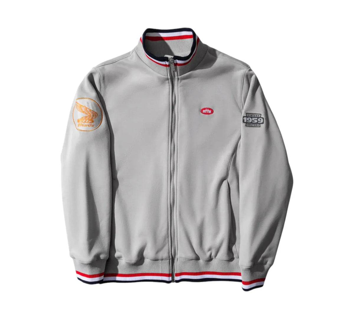 Brex 1959 American Honda Racing LA Gray Jacket - racing jacket, view 1 | Brex International