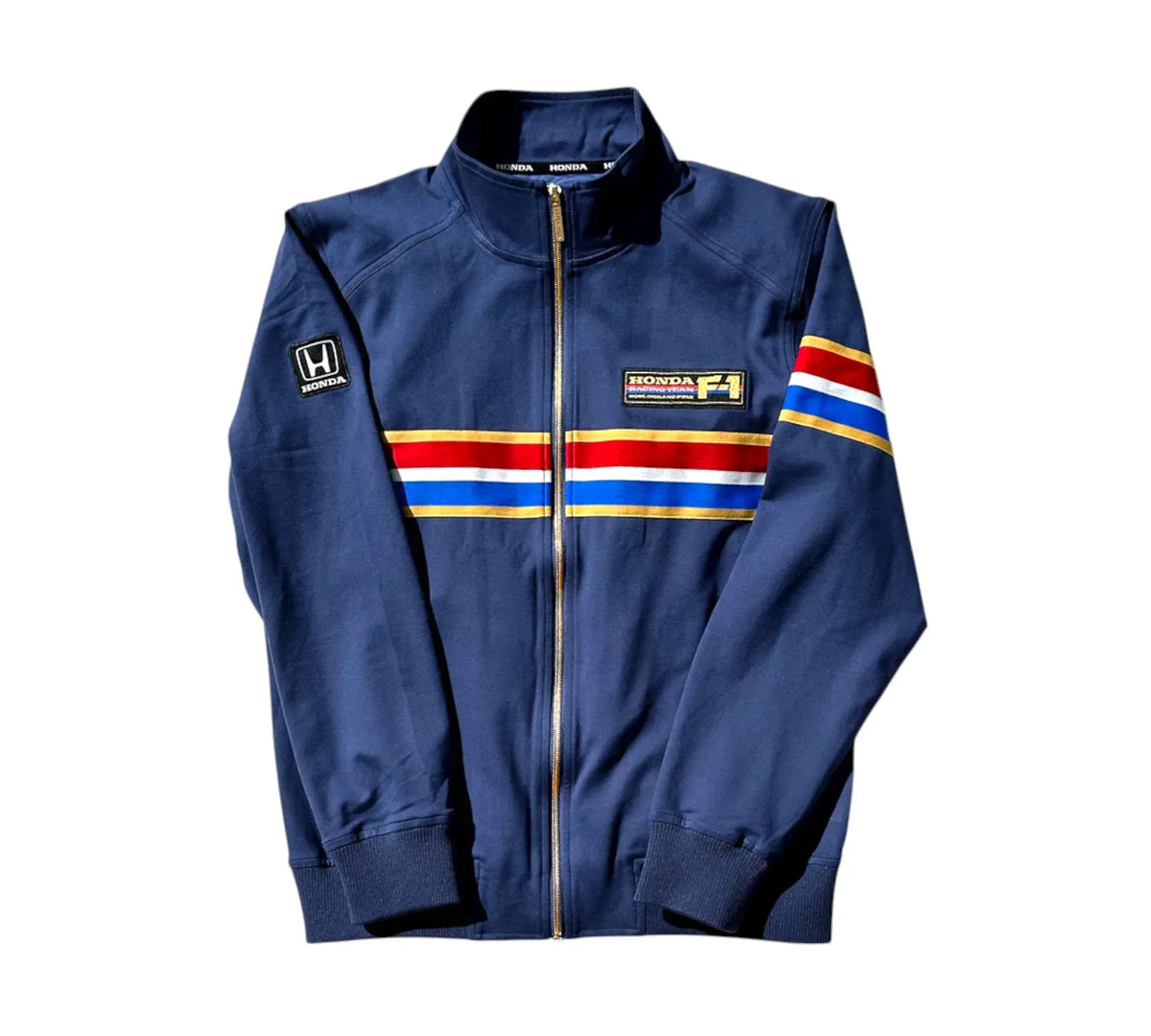 Brex 1986 Honda F1 Team Blue Zipper Racing Jacket - racing jacket, view 1 | Brex International
