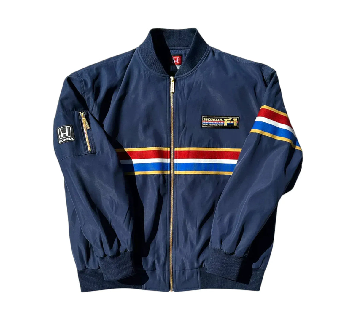 Brex 1986 Honda Formula 1 Team Blue Aviator Softshell Jacket - racing jacket, view 1 | Brex International