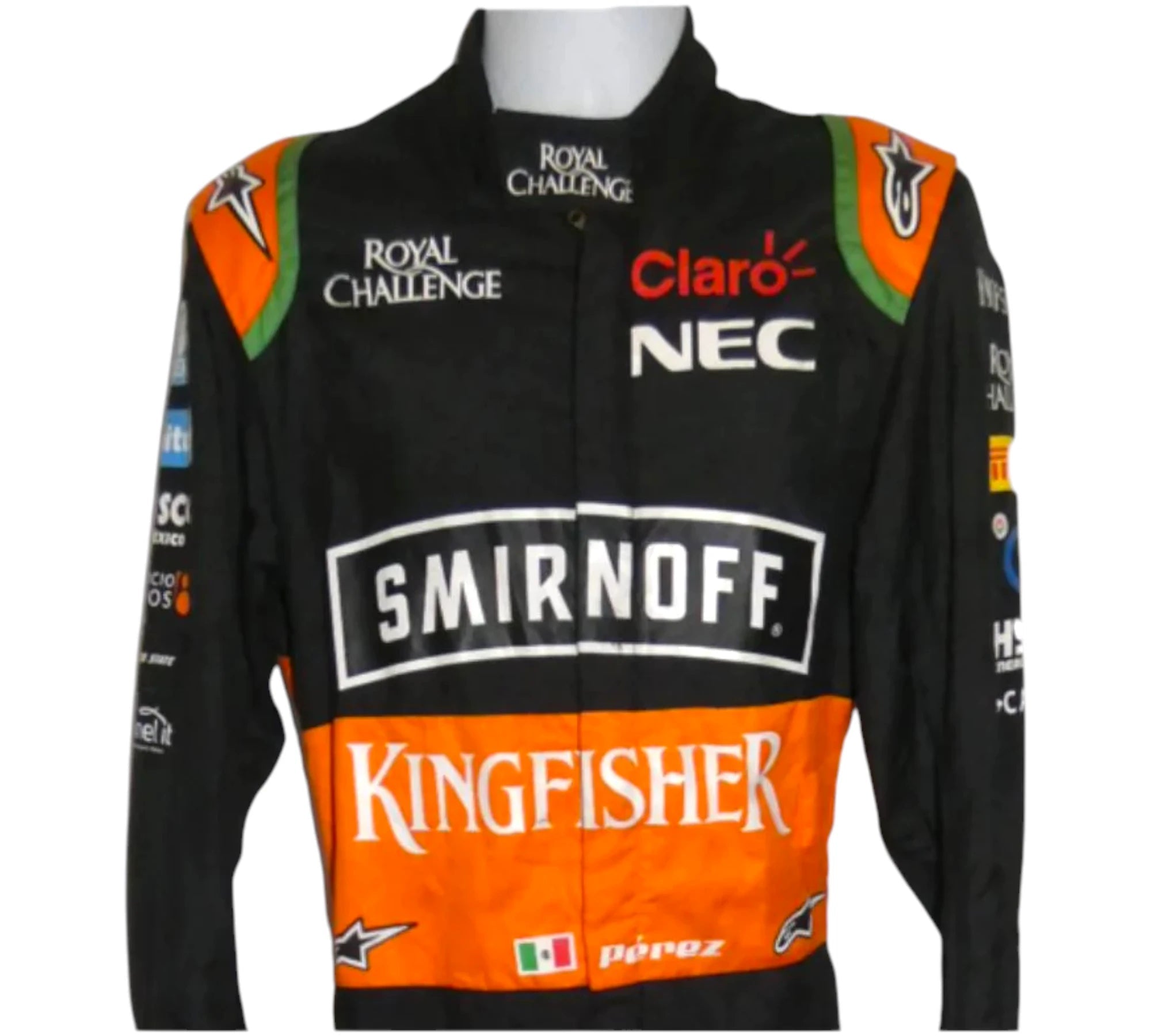 2015 Sergio Perez Force India F1 Race Suit Embroidery