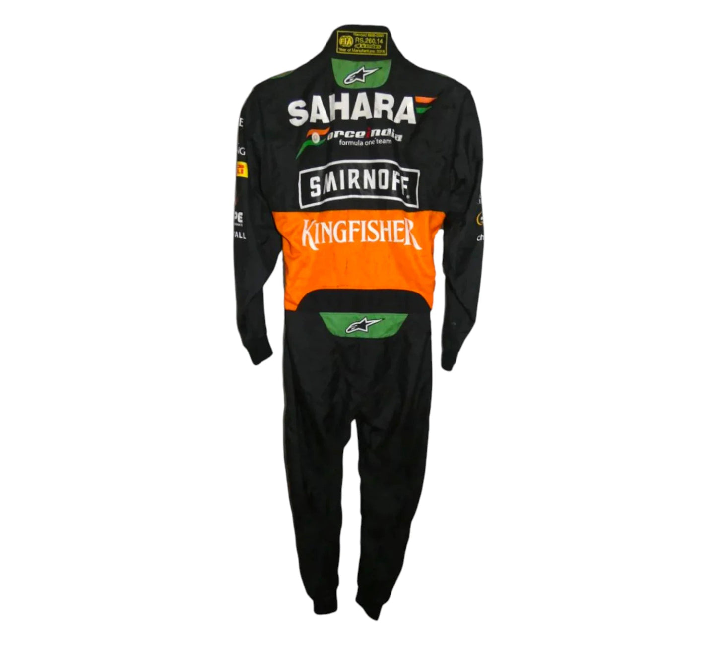 2015 Sergio Perez Force India F1 Race Suit Embroidery