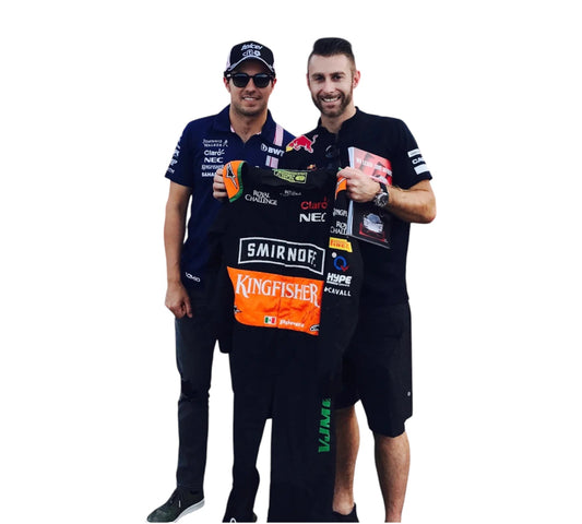 2015 Sergio Perez Force India F1 Race Suit Embroidery