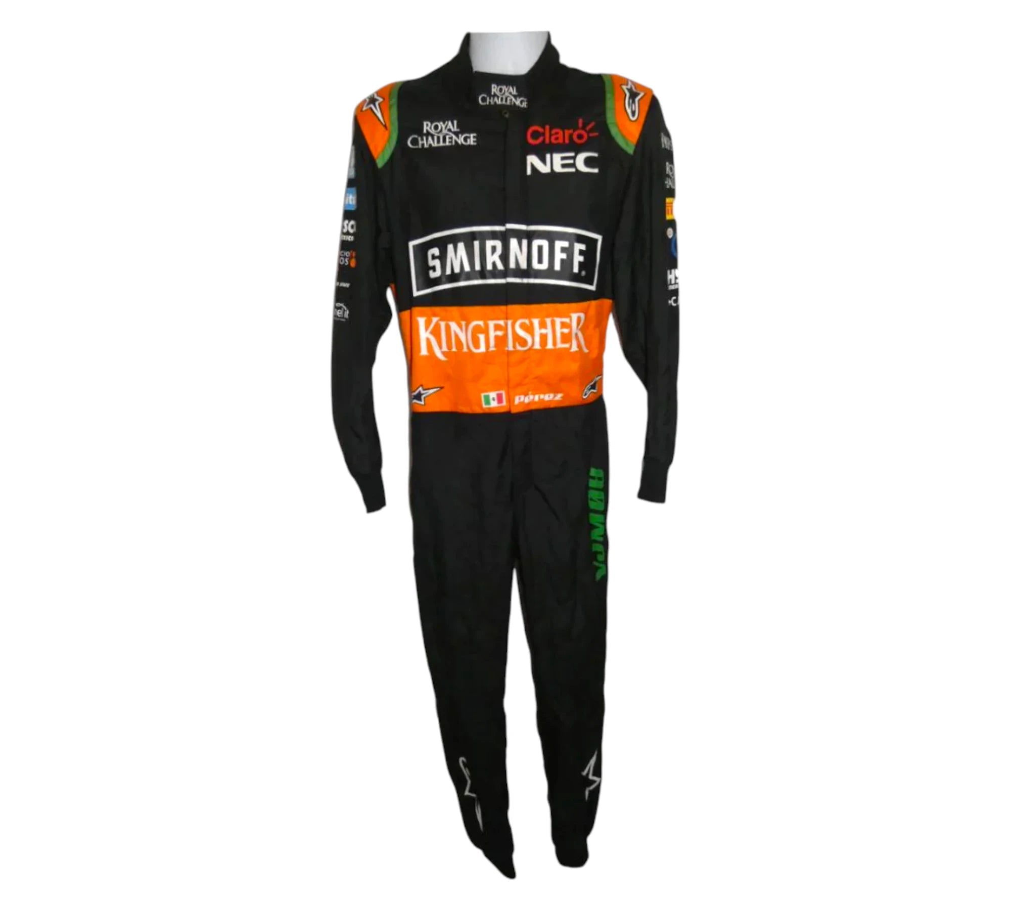 2015 Sergio Perez Force India F1 Race Suit Embroidery