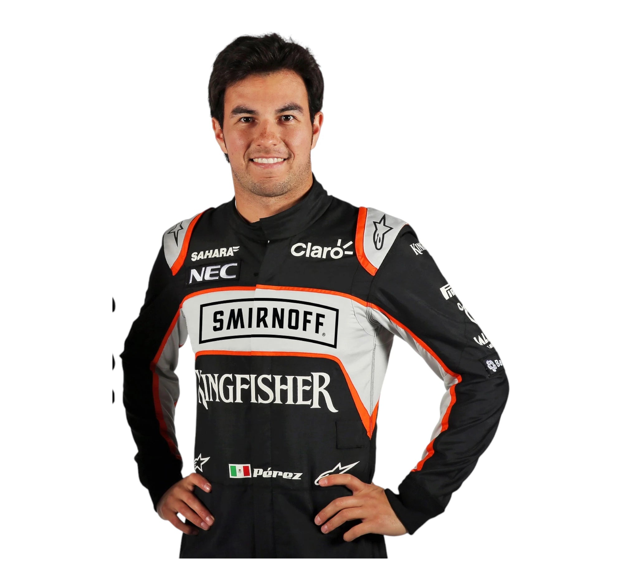 2016 Sergio Perez Race Worn Sahara Force India F1 Race Suit