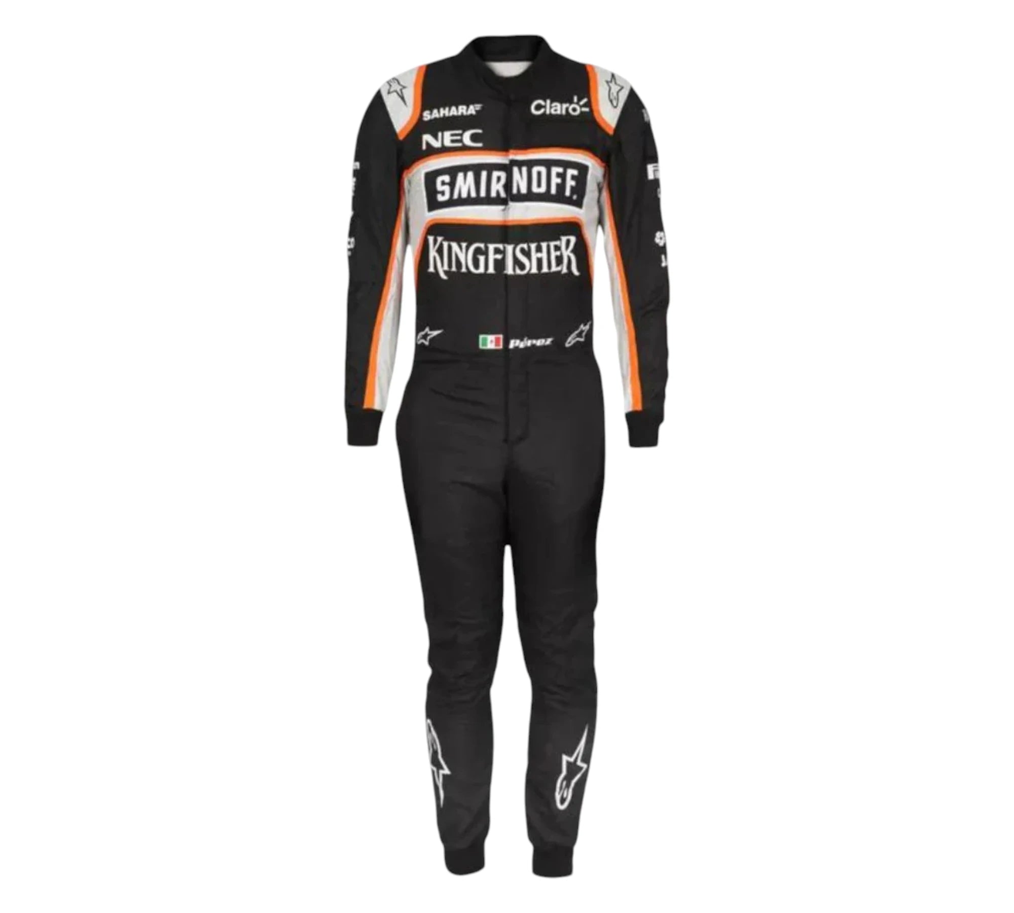 2016 Sergio Perez Race Worn Sahara Force India F1 Race Suit