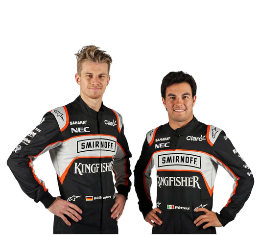 2016 Sergio Perez Race Worn Sahara Force India F1 Race Suit