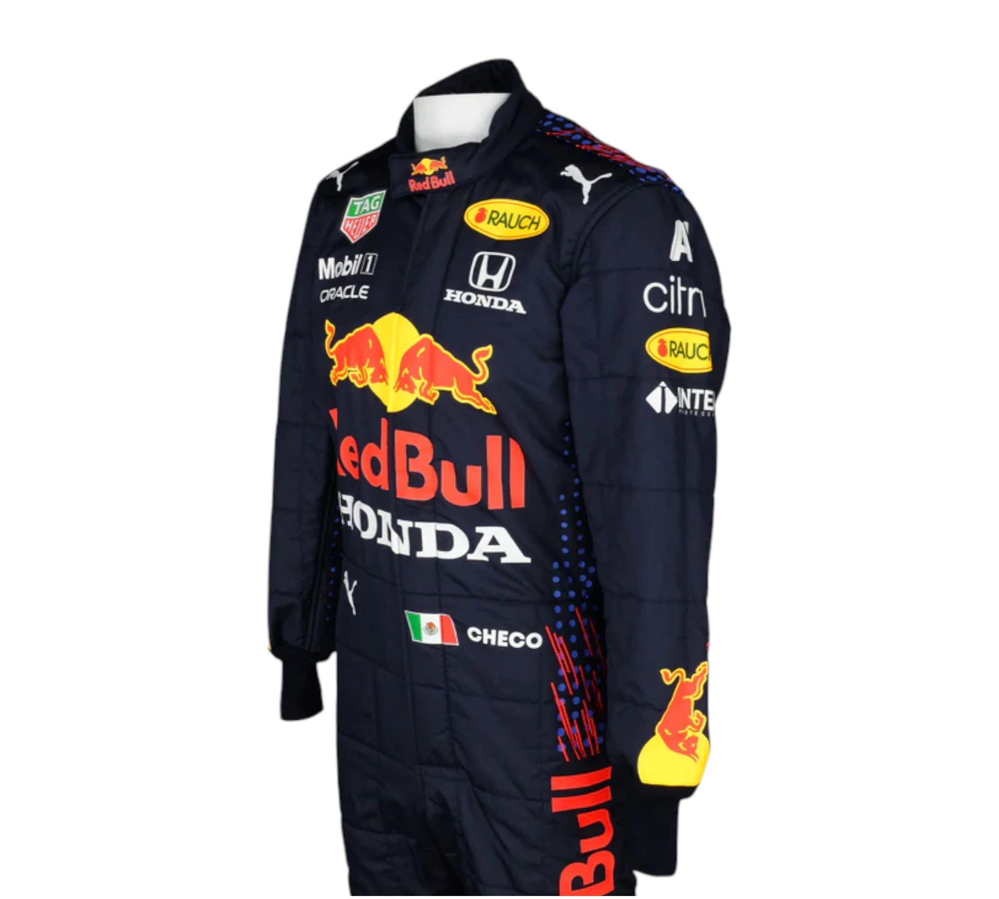 2021 Sergio Perez Race Team Red Bull F1 Racing Suit