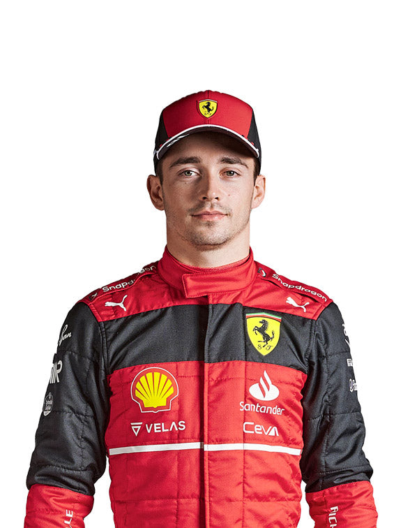 High-quality Ferrari F1 racing suit inspired by Charles Leclerc's 2022 Formula 1 season.