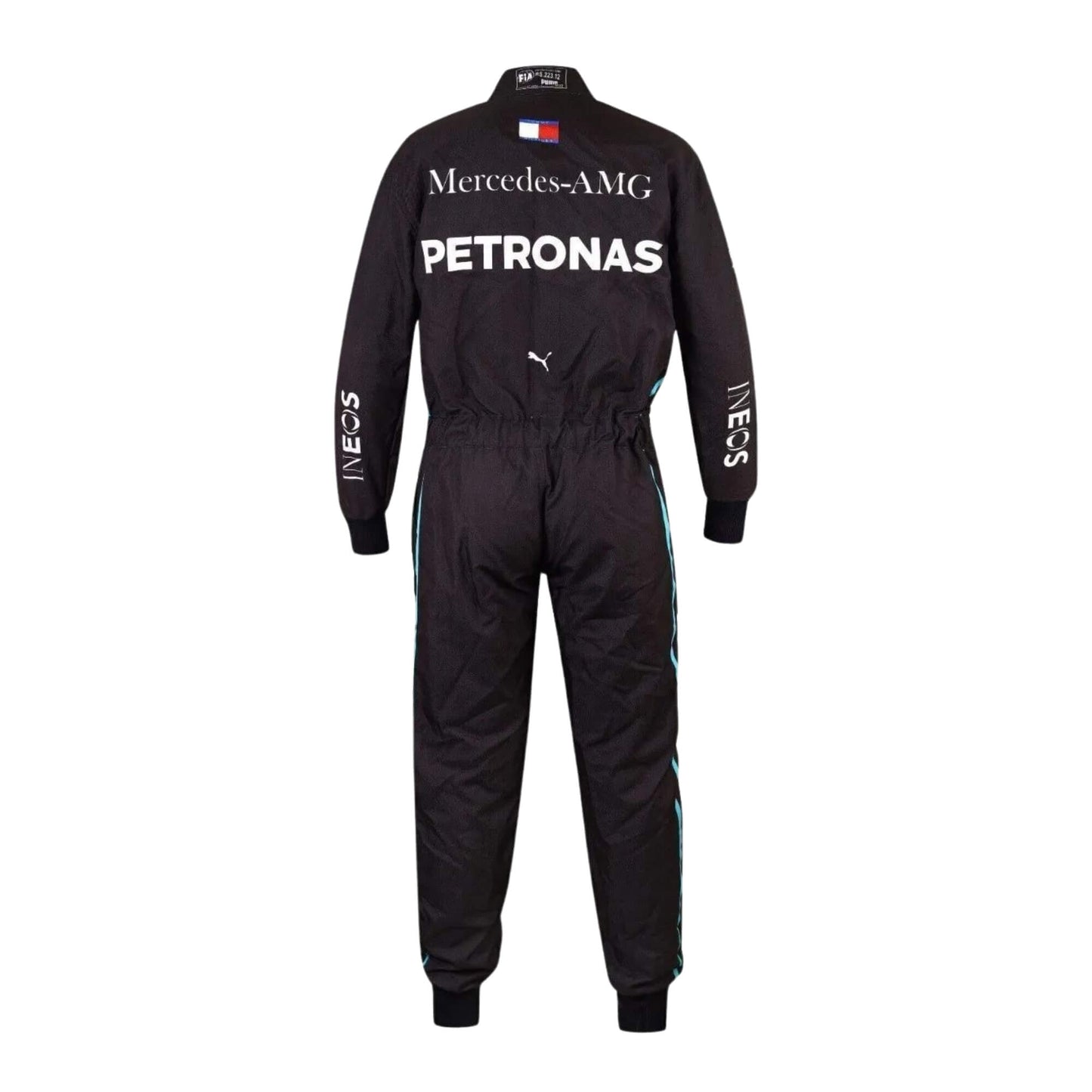 High-quality 2022 Lewis Hamilton motorsport racing suit inspired by the Formula 1 season.