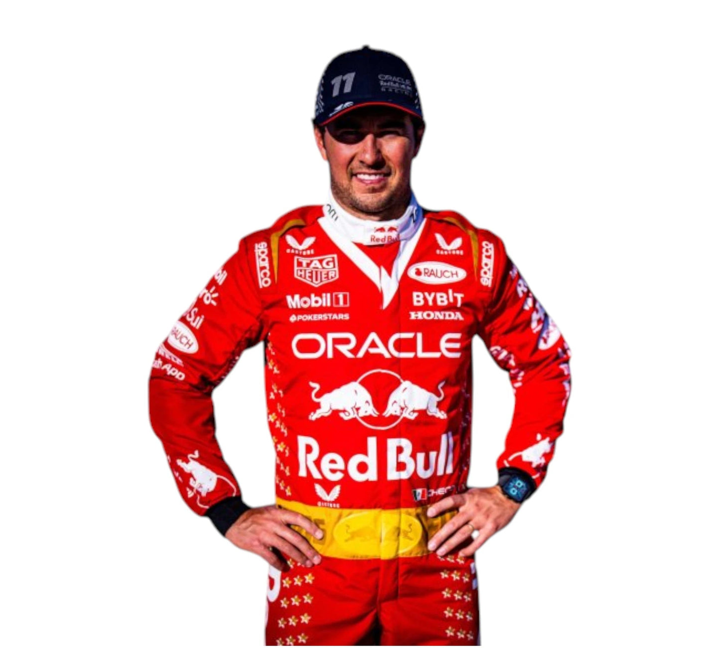 2023 Sergio Perez Las Vegas Grand Prix F1 Race Suit