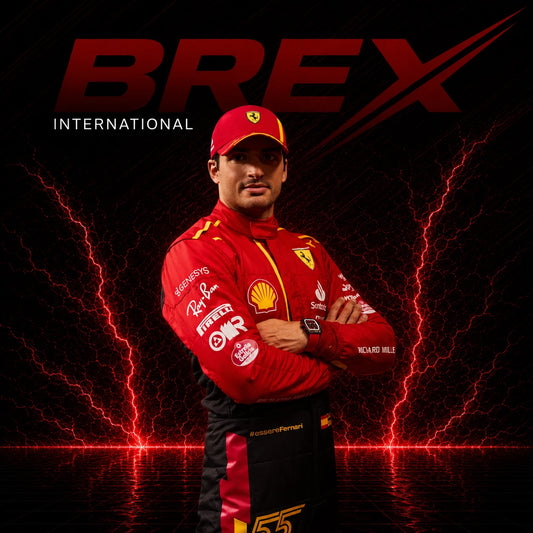 2023 Carlos Sainz Ferrari F1 Spain GP racing suit inspired by the Spanish Grand Prix.