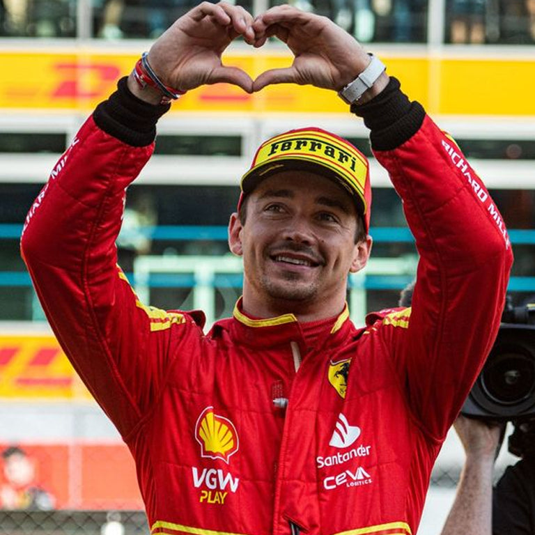 "2023 Charles Leclerc Monza GP Ferrari F1 Race Replica Suit"