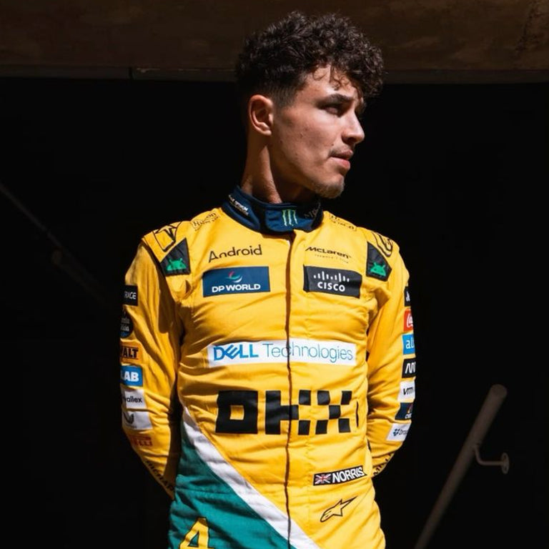 Premium Lando Norris Monaco Grand Prix McLaren Formula 1 racing suit.