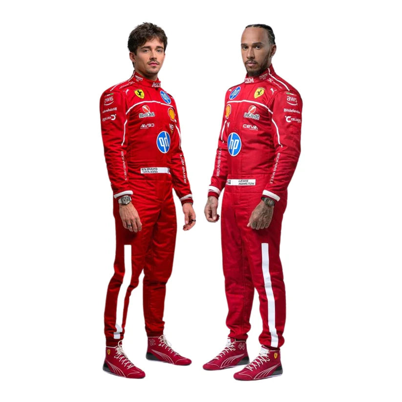 2025 F1 Racing Costume Worn by Charles Leclerc & Lewis Hamilton