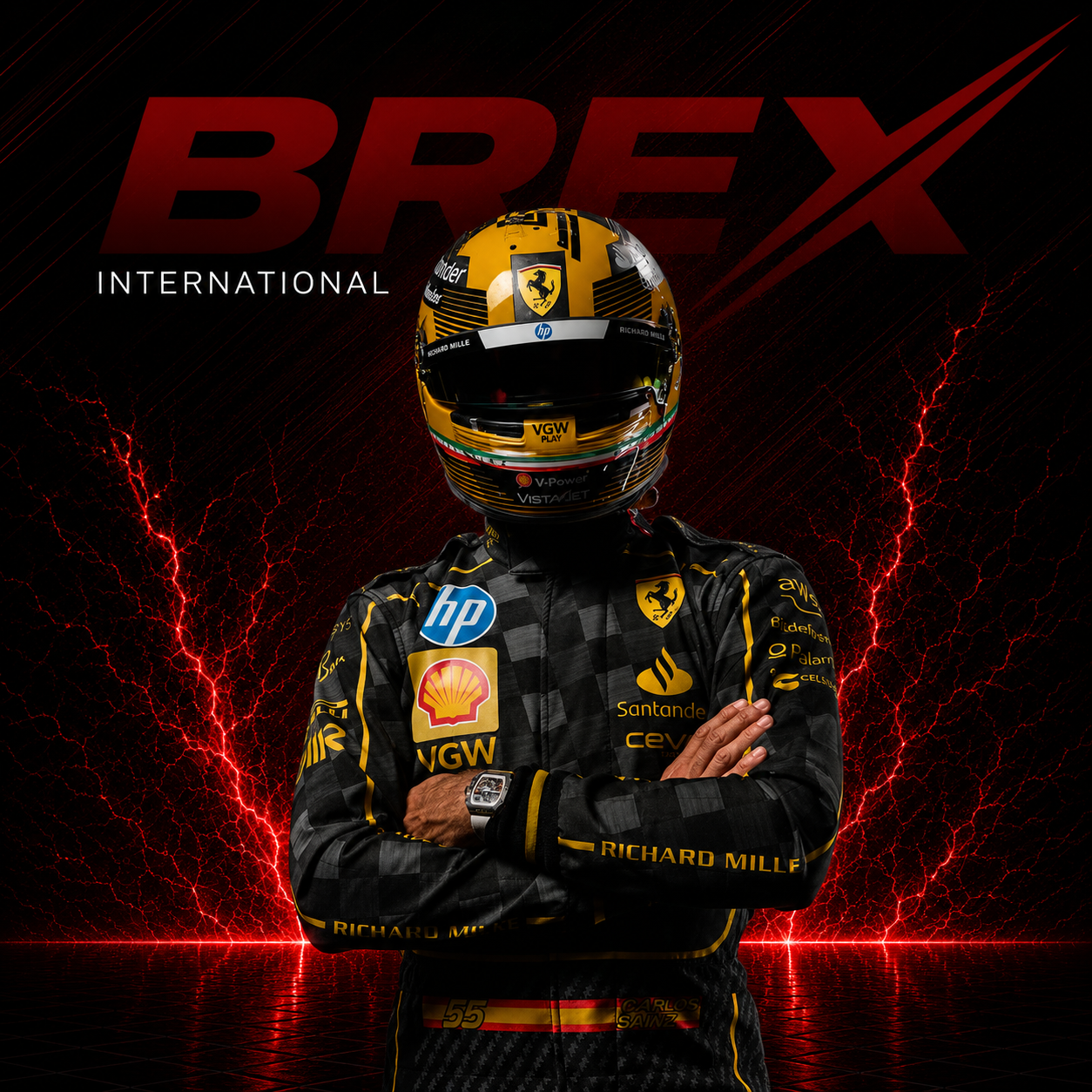 Formula Racing Suit Carlos Sainz F1 Suits & Gear | Brex International – Brex international