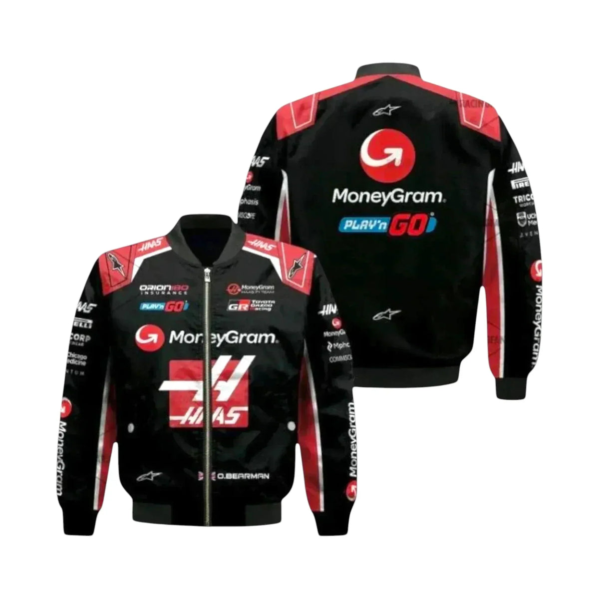 Brex 2025 Oliver Bearman Formula One Vintage Jacket – Racing Style - racing jacket, view 1 | Brex International