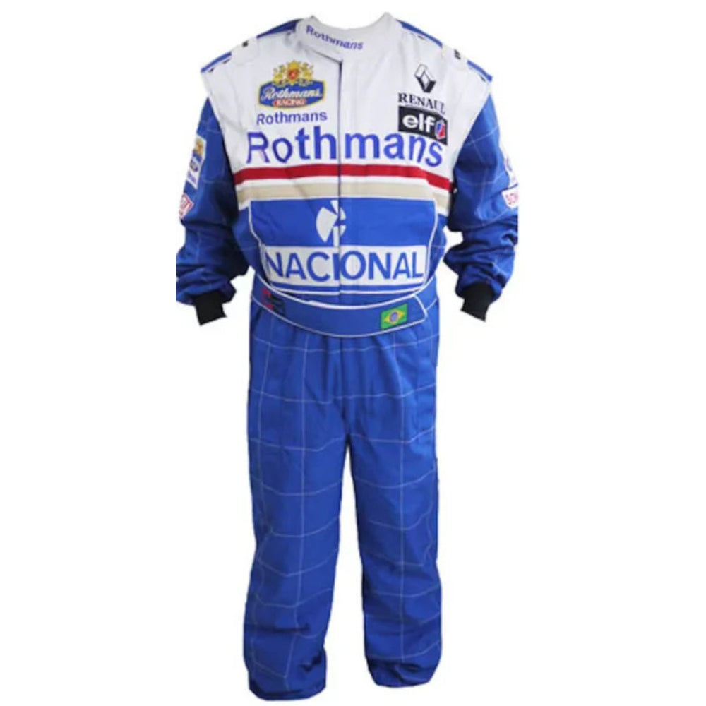 Ayrton Senna F1 Embroidered Racing Suit | Brex International
