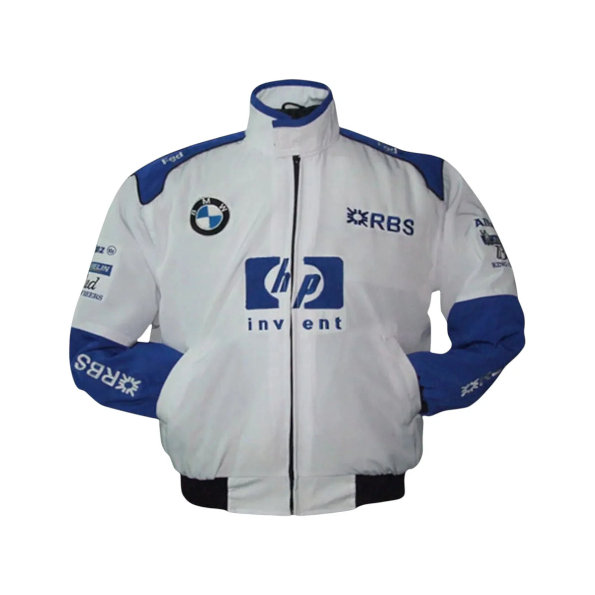 Brex BMW F1 RBS Vintage Racing Jacket Royal Blue White - racing jacket, view 1 | Brex International