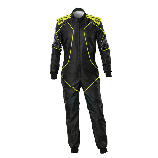 Black Go-Kart Racing Suit - OMP KS-3X ART Style 2 | Brex International