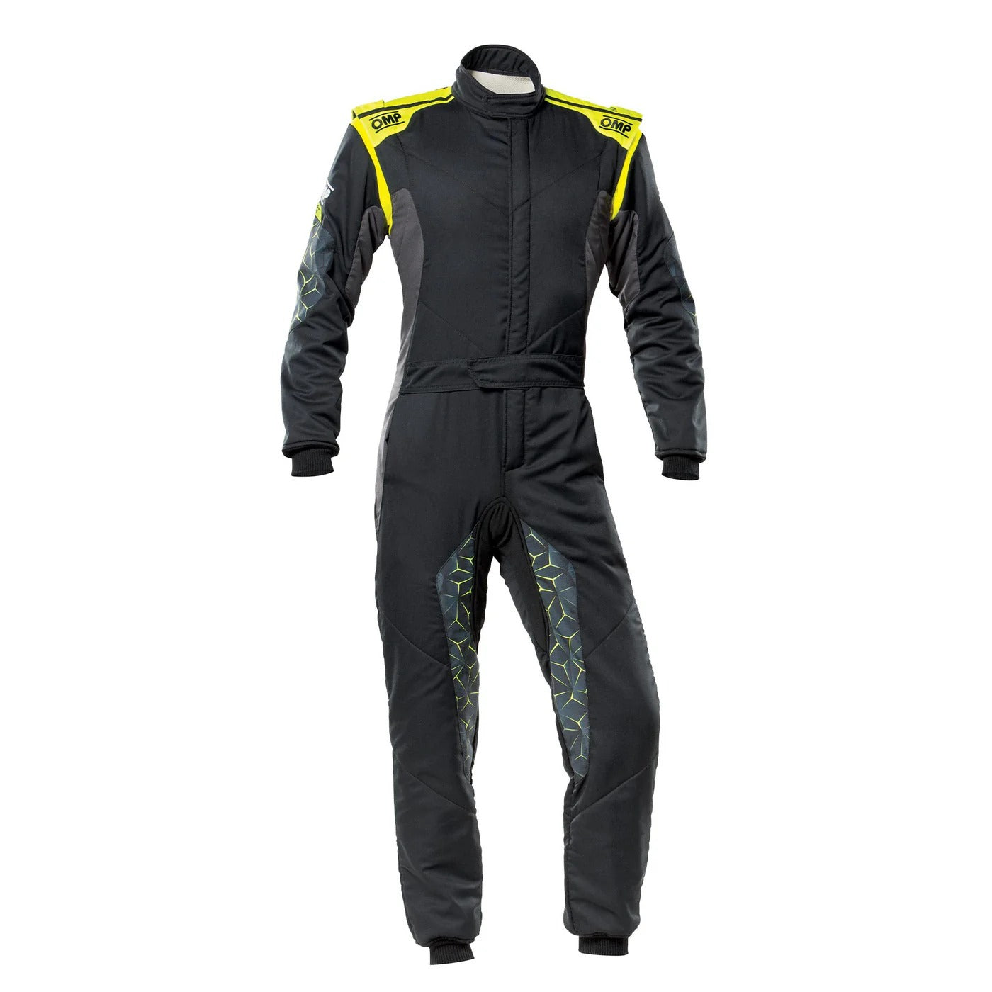 Black OMP TECNICA HYBRID Racing Suit | Brex International