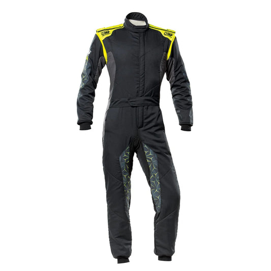 Black OMP TECNICA HYBRID Racing Suit | Brex International