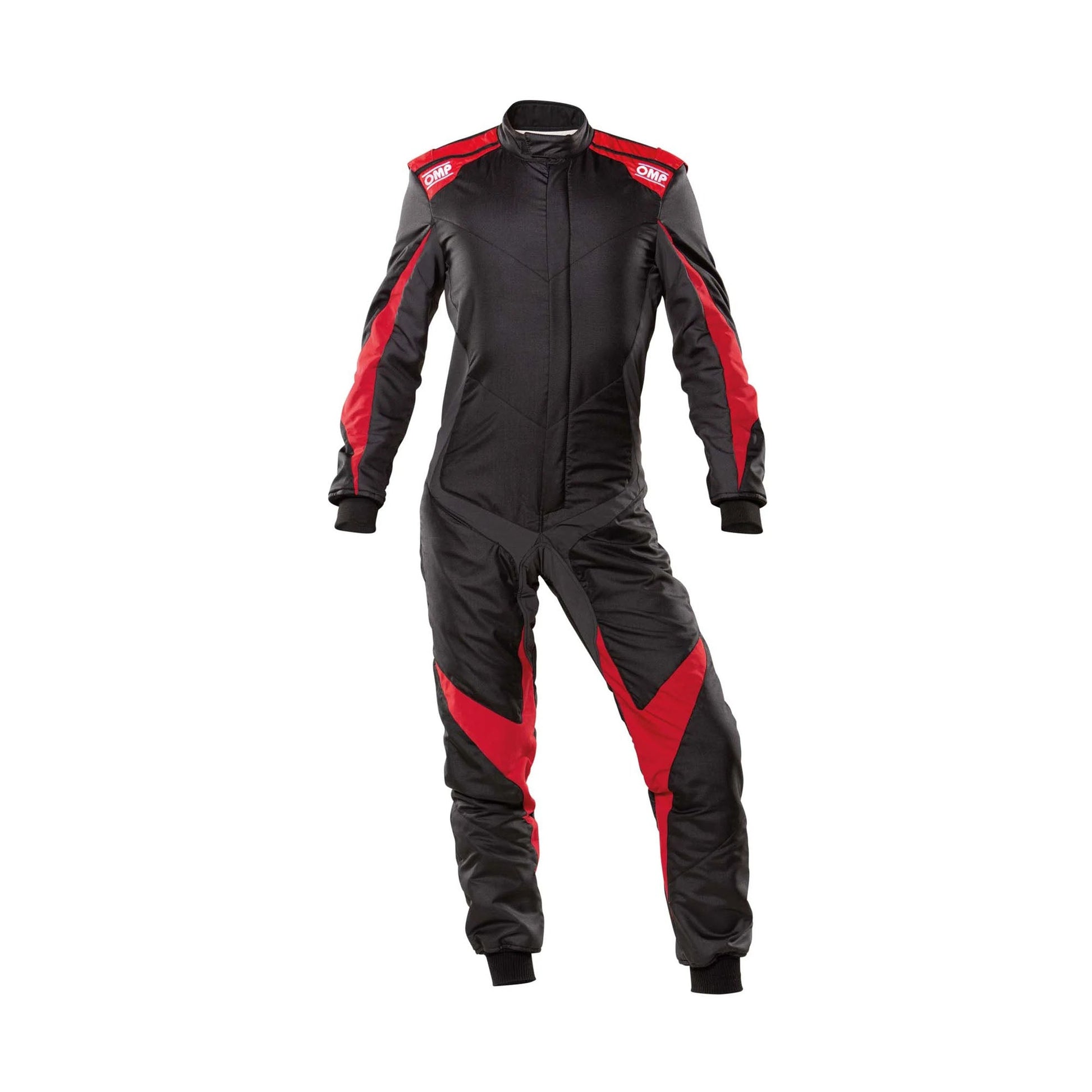 Black / Red OMP Tecnica Evo Racing Suit | Brex International