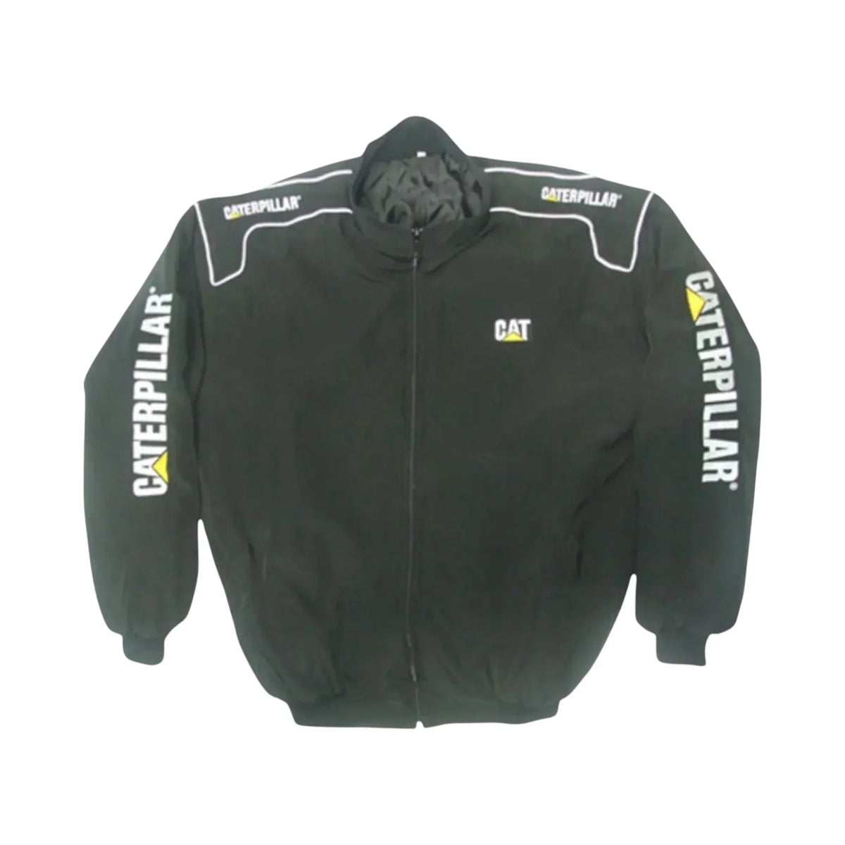 Brex CAT Caterpillar Bulldozer Black Racing Jacket - racing jacket, view 1 | Brex International