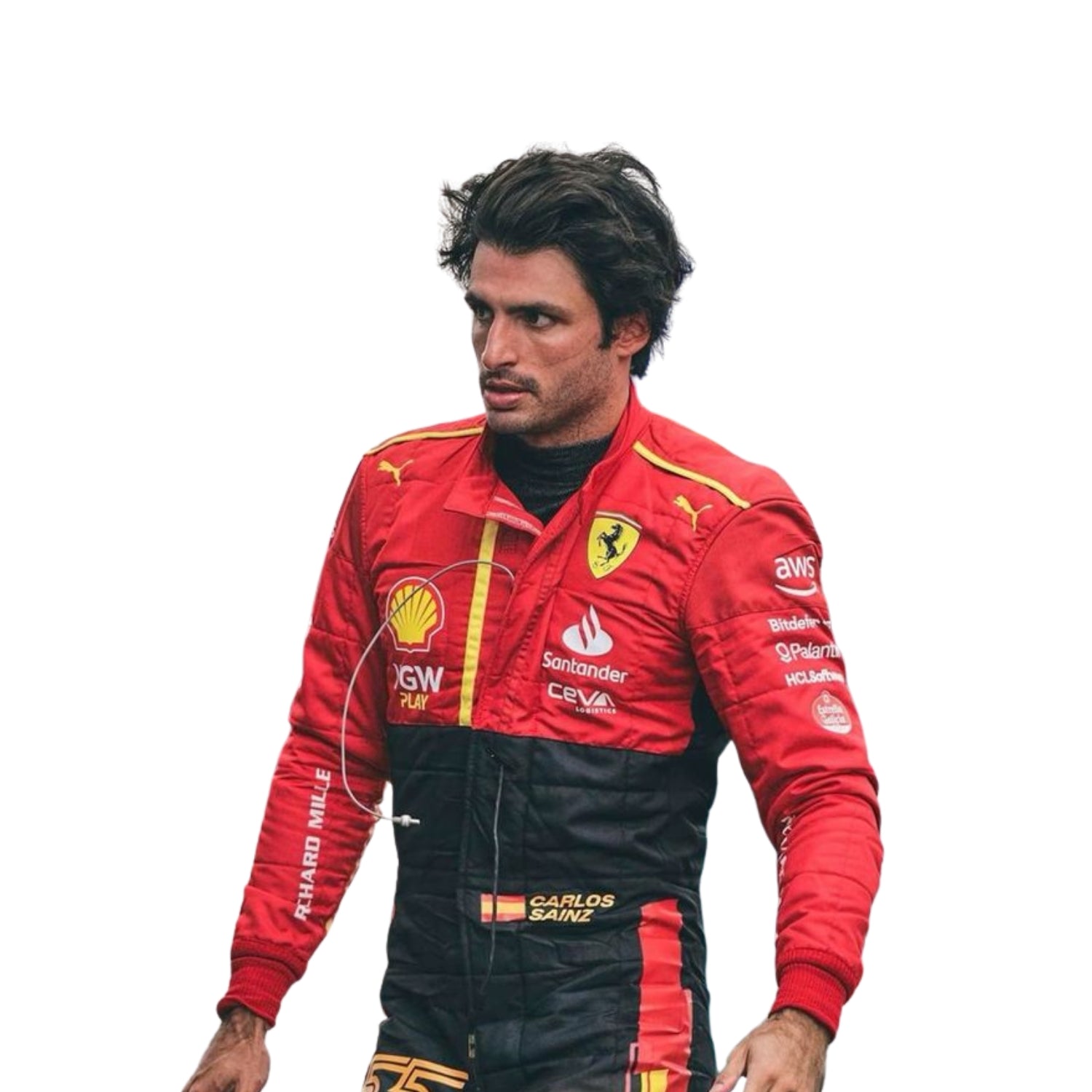 2023 Carlos Sainz Jr Spain Grand Prix F1 Racing Suit | Brex International