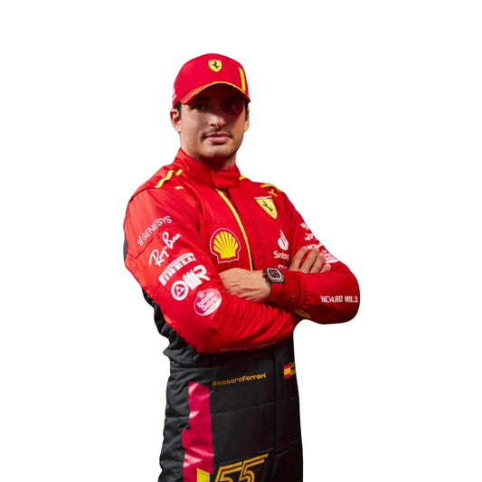 2023 Carlos Sainz Jr Spain Grand Prix F1 Racing Suit | Brex International