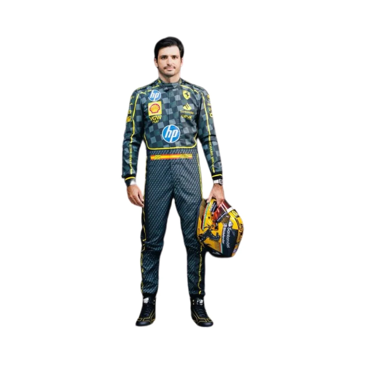 2024 Carlos Sainz Jr HP Italy GP F1 Racing Suit | Brex International