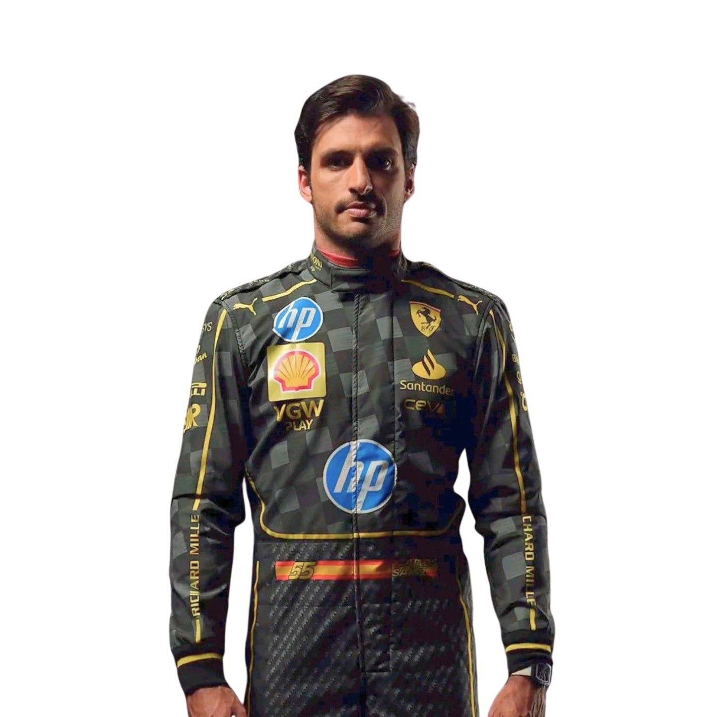 2024 Carlos Sainz Jr HP Italy GP F1 Racing Suit | Brex International