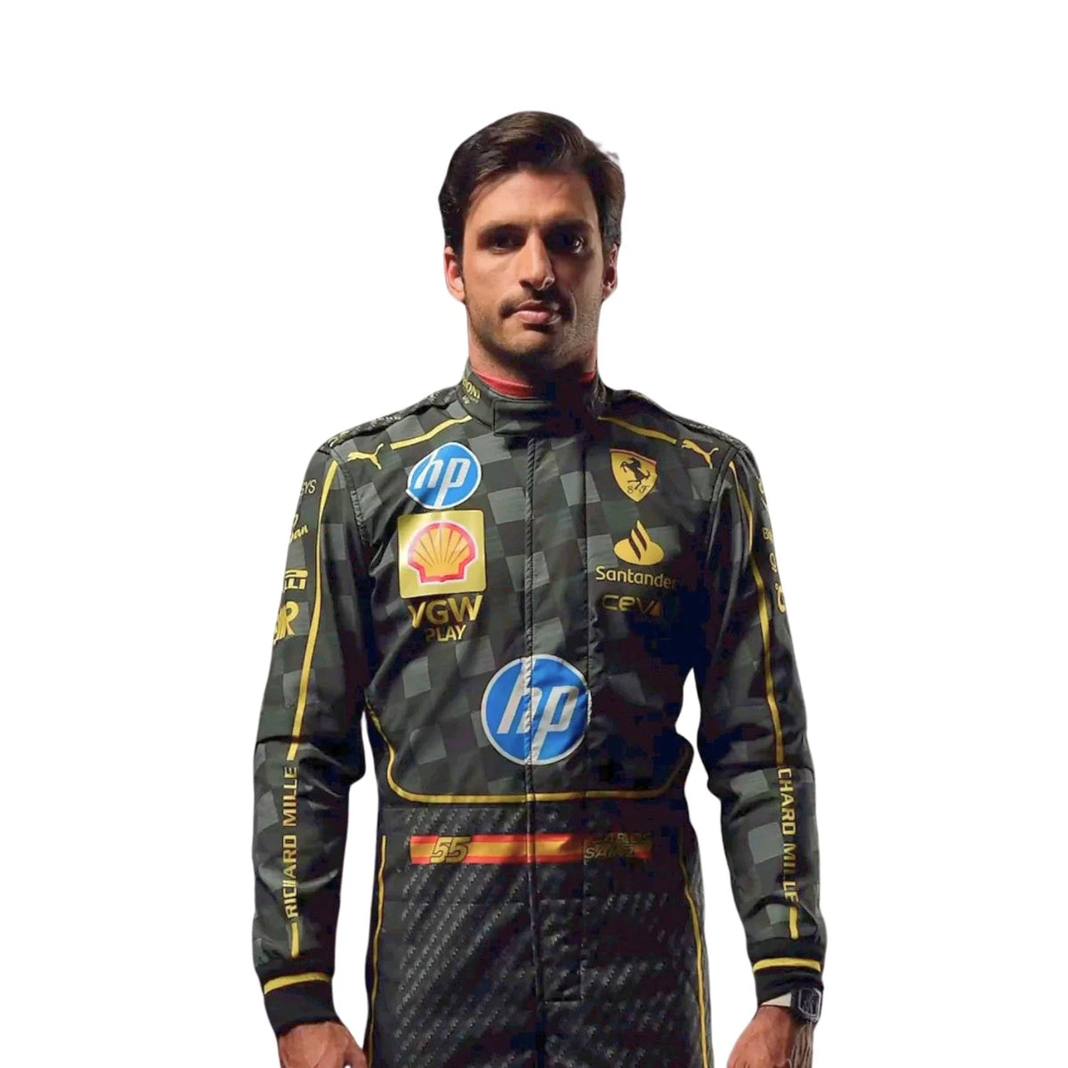 2024 Carlos Sainz Jr HP Italy GP F1 Racing Suit | Brex International
