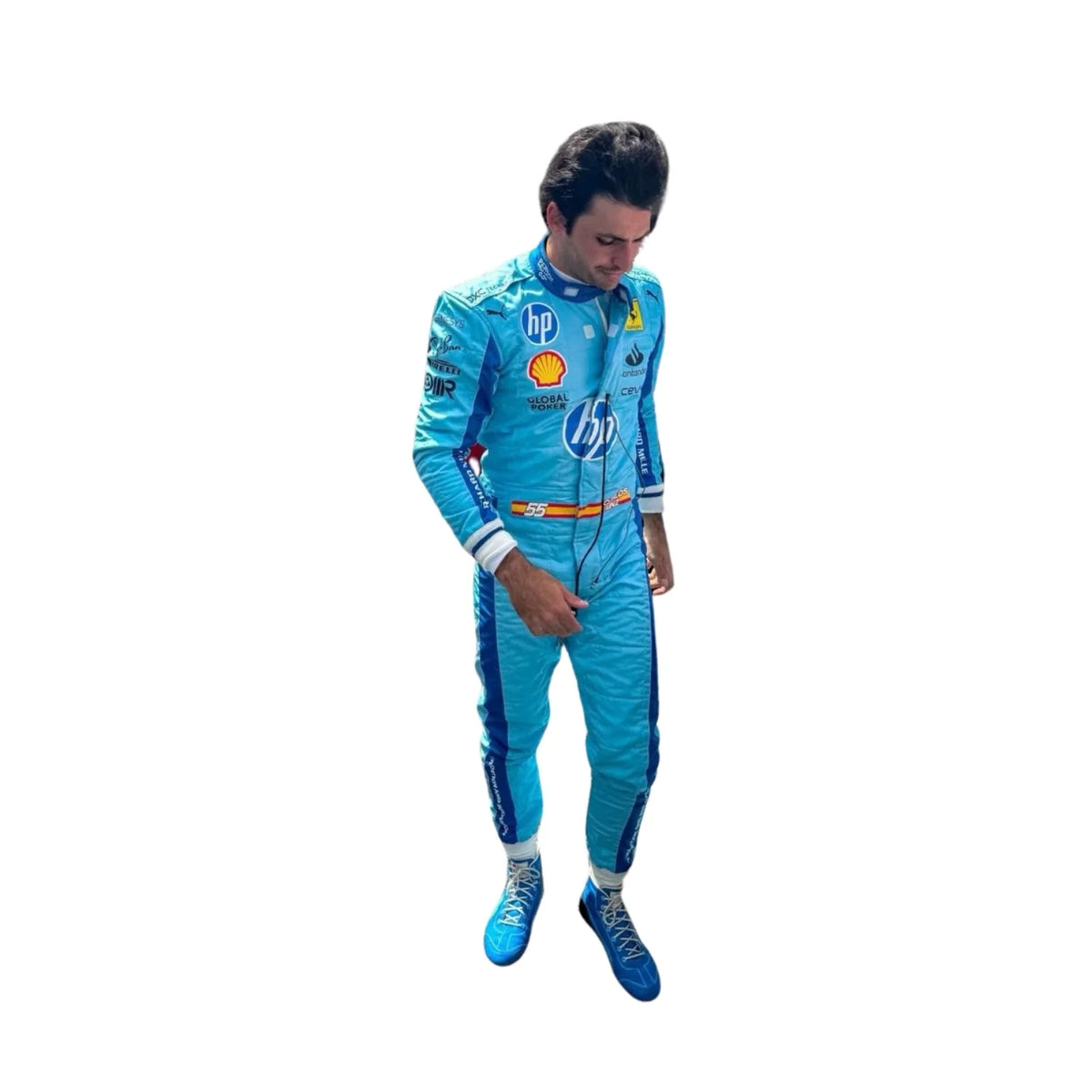 2024 Carlos Sainz Jr Miami Grand Prix F1 Racing Suit | Brex International