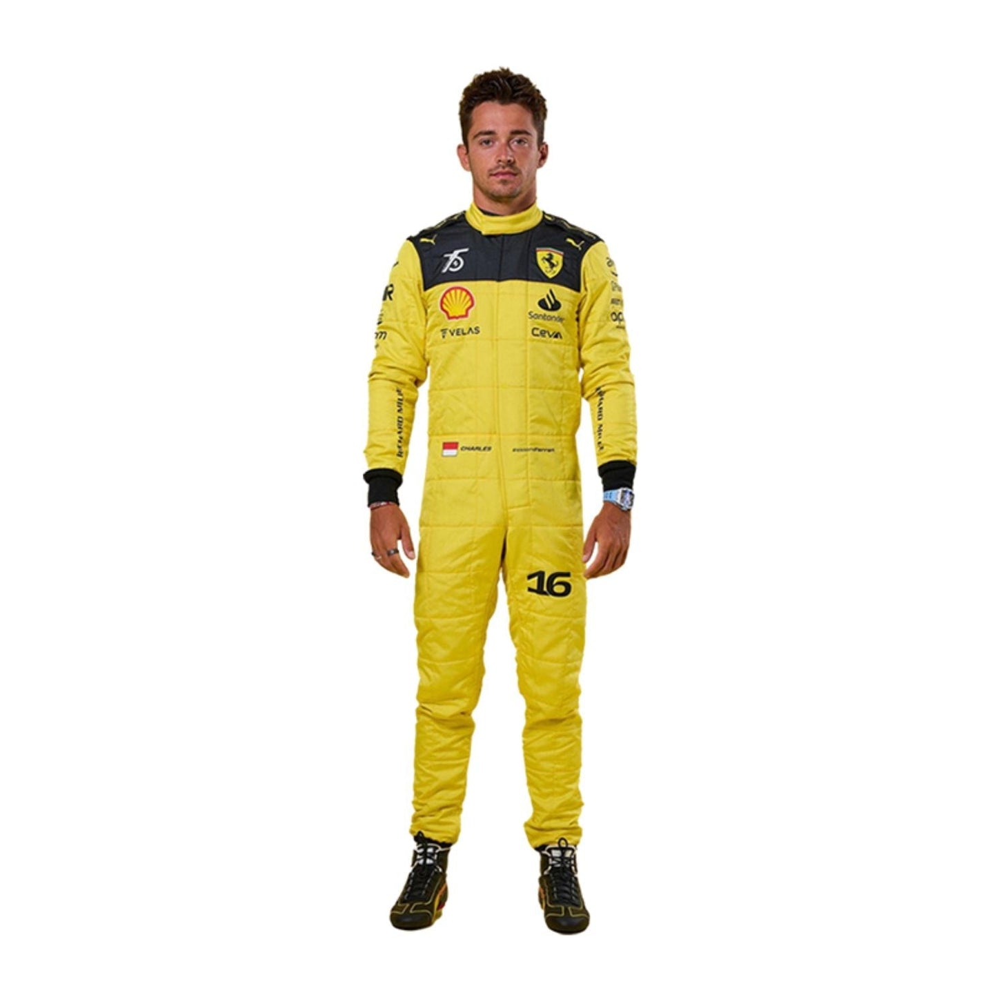 2022 Charles Leclerc 75th Anniversary F1 Racing Suit | Brex International