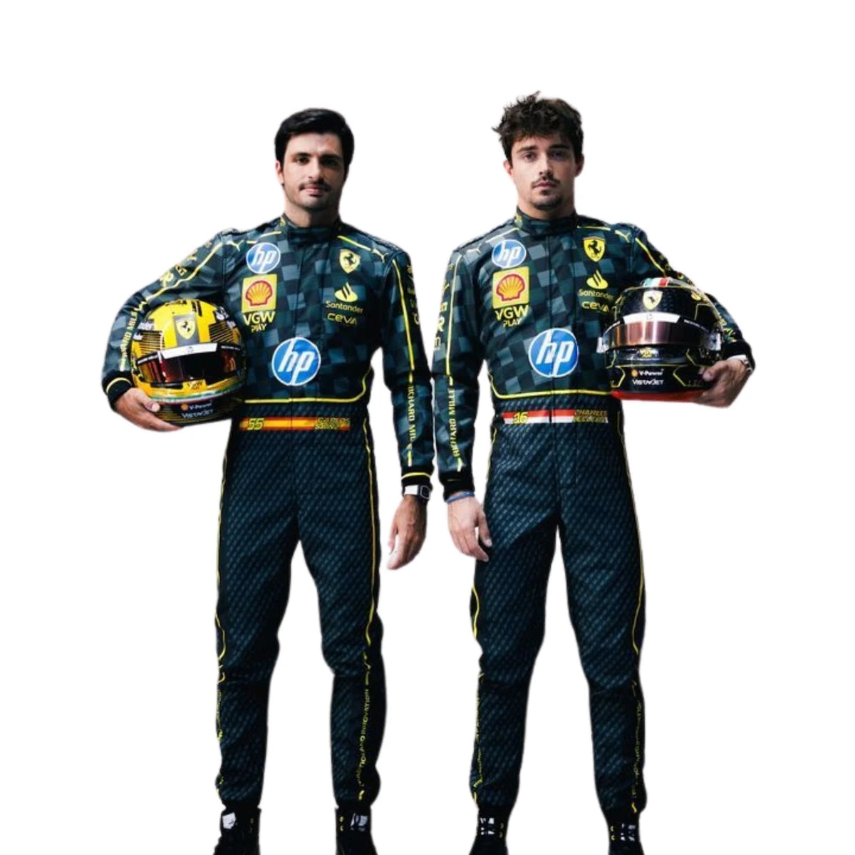 2024 Charles Leclerc HP Italy GP F1 Racing Suit | Brex International