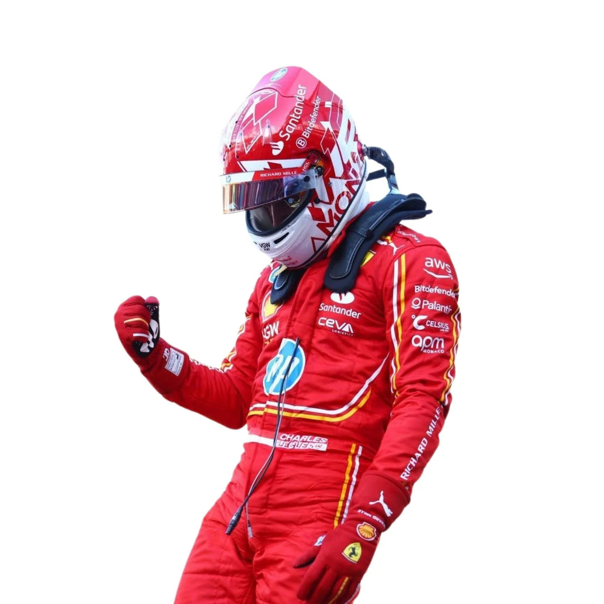 2024 Charles Leclerc Hp Monaco GP F1 Racing Suit | Brex International