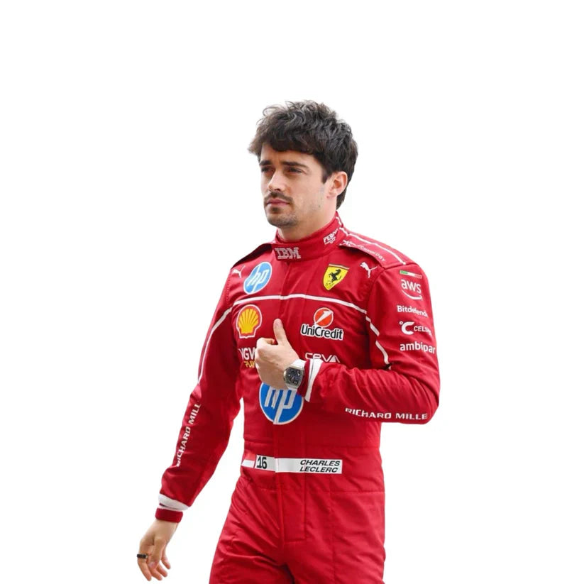 2025 F1 Racing Costume Worn by Charles Leclerc & Lewis Hamilton