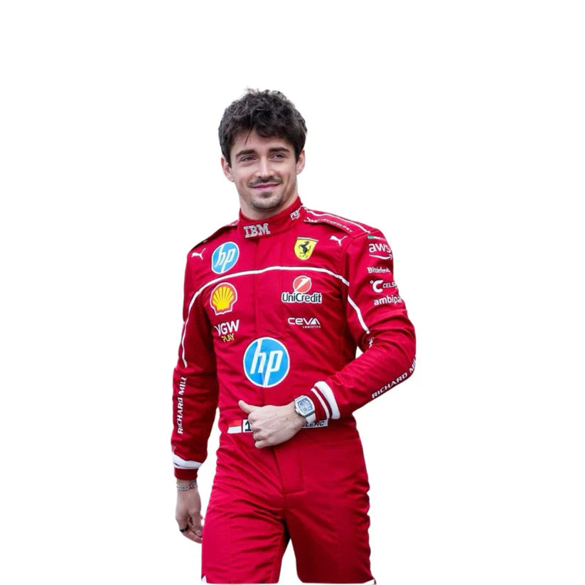 2025 F1 Racing Costume Worn by Charles Leclerc & Lewis Hamilton