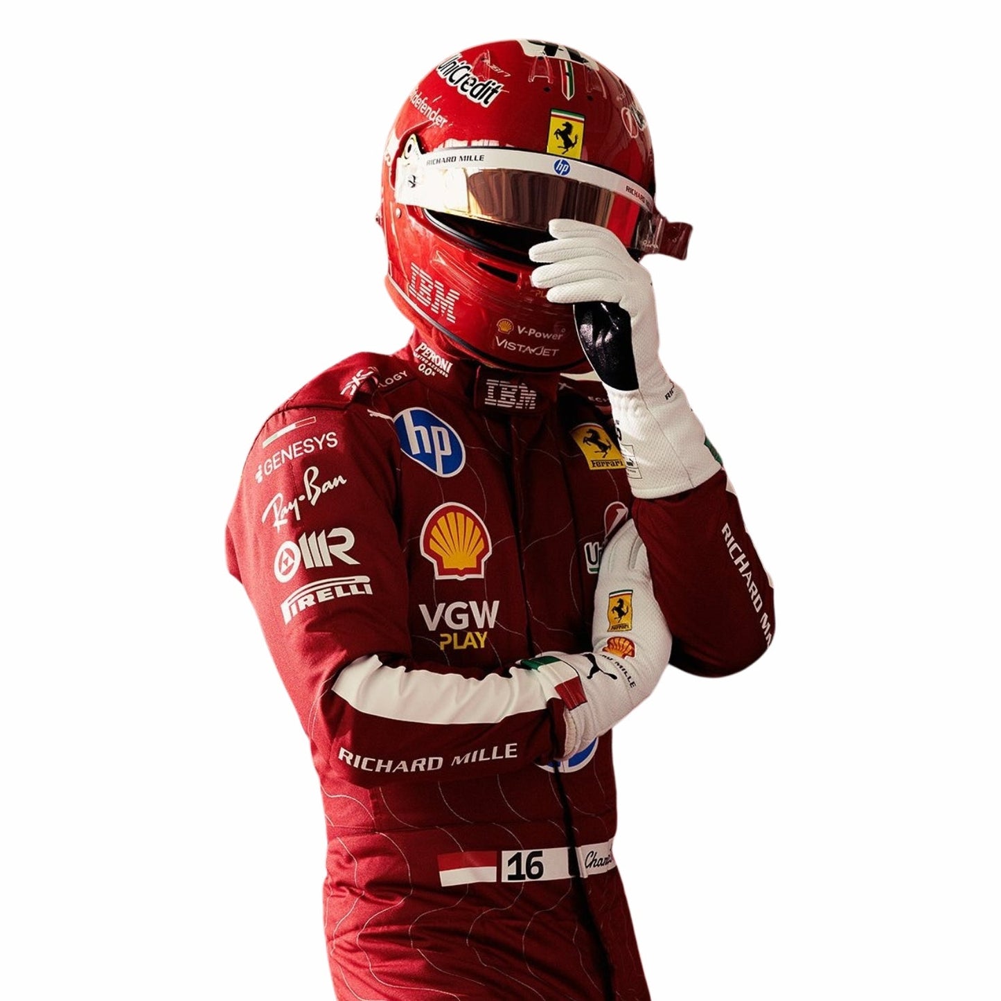 Charles Leclerc 2025 Monza GP F1 Racing Suit | Brex International