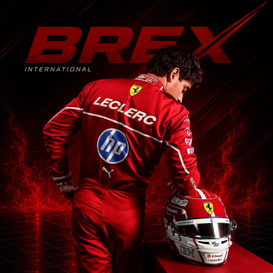 Premium Charles Leclerc Ferrari Formula 1 racing suit inspired by the 2025 season for collectors and motorsport fans.