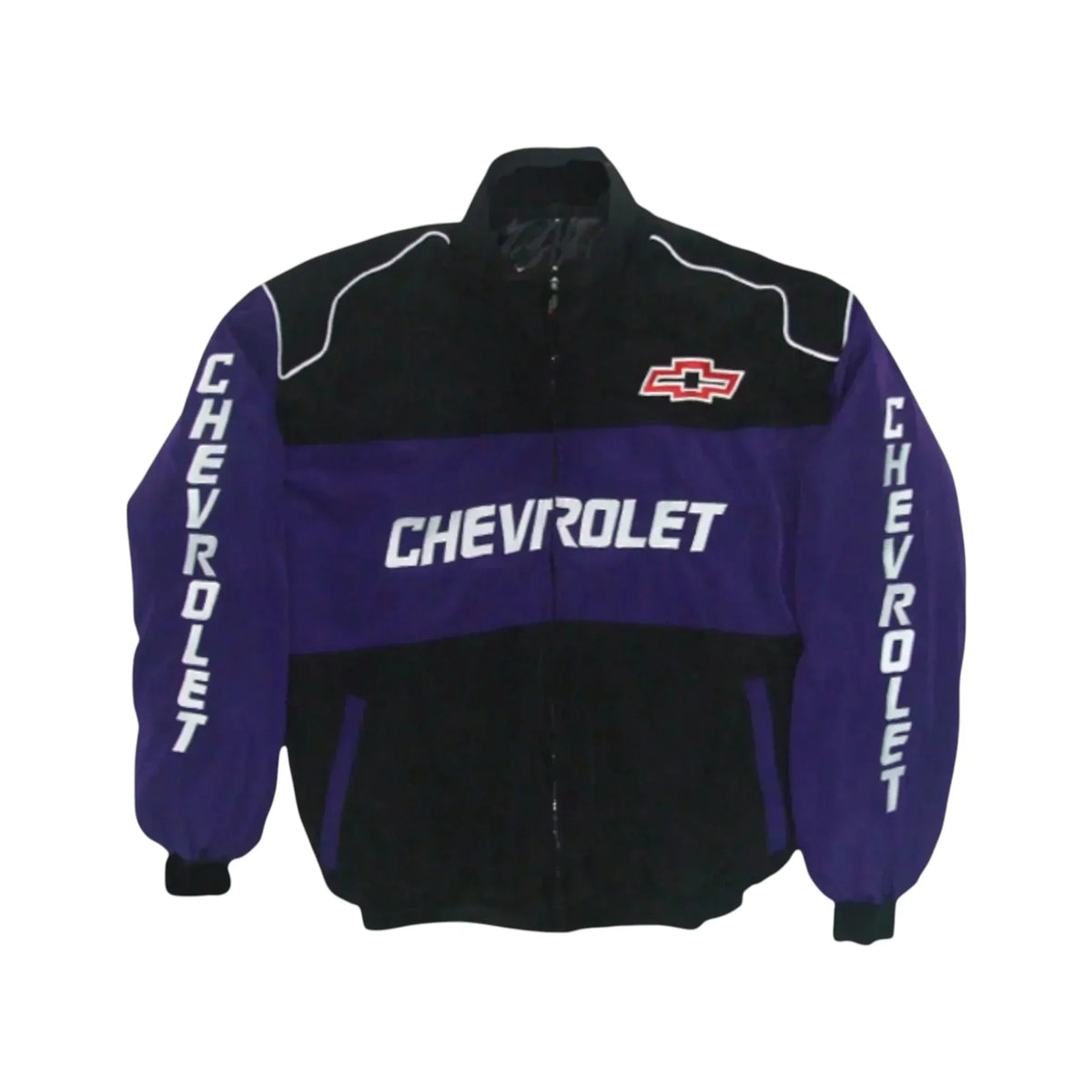 Brex Chevrolet Black & Purple Vintage Racing Jacket - racing jacket, view 1 | Brex International