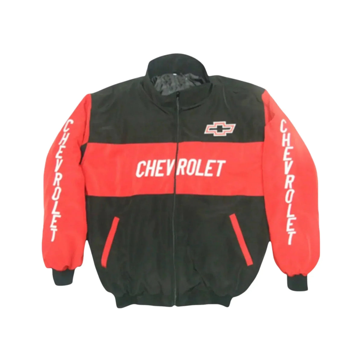 Brex Chevrolet Black & Red Vintage Racing Jacket - racing jacket, view 1 | Brex International