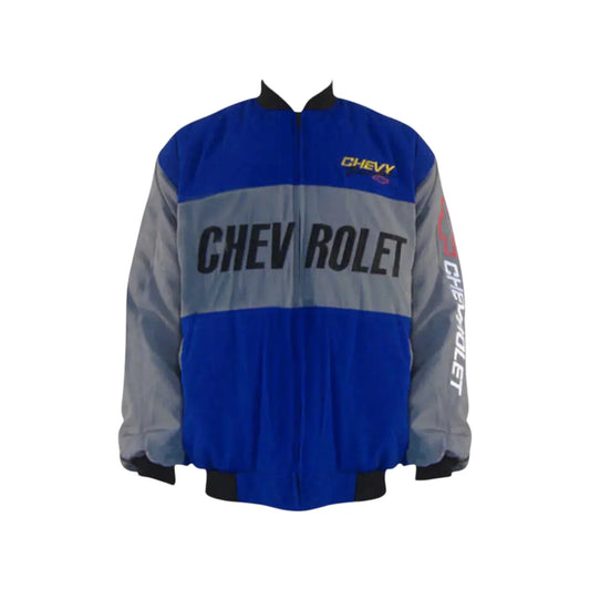 Brex Chevrolet Blue & Grey Vintage Racing Jacket Edition - racing jacket, view 1 | Brex International