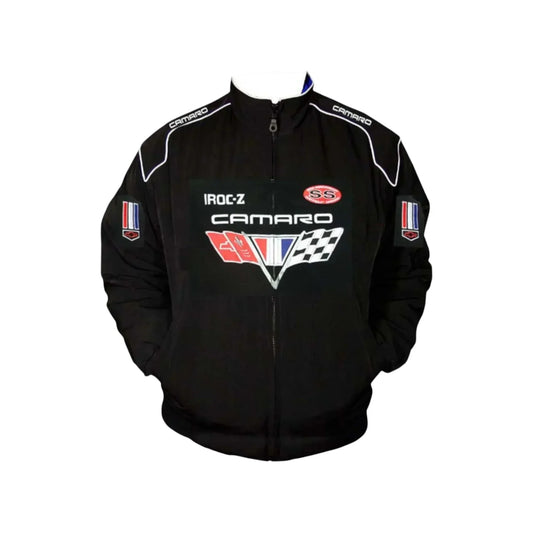 Brex Chevrolet Camaro Black Racing Vintage Jacket - racing jacket, view 1 | Brex International