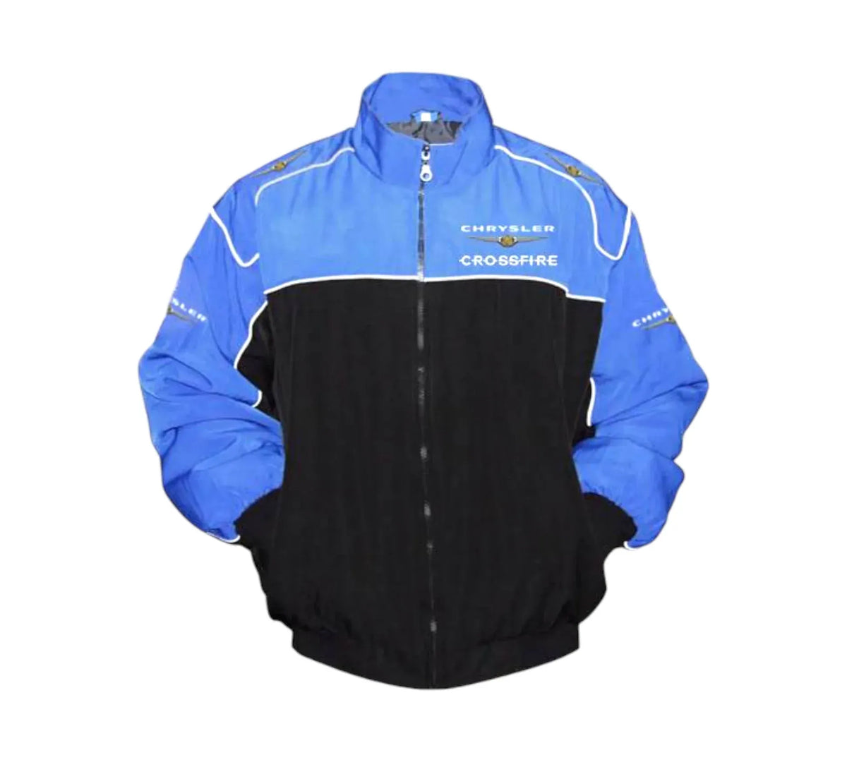 Brex Chrysler Crossfire Black Royal Blue Racing Jacket - racing jacket, view 2 | Brex International