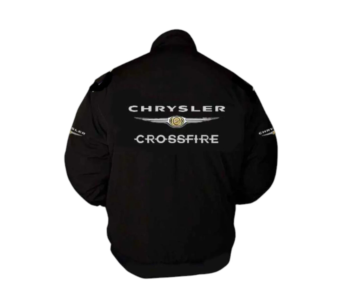 Brex Chrysler Crossfire Black Vintage Racing Jacket Coat - racing jacket, view 2 | Brex International