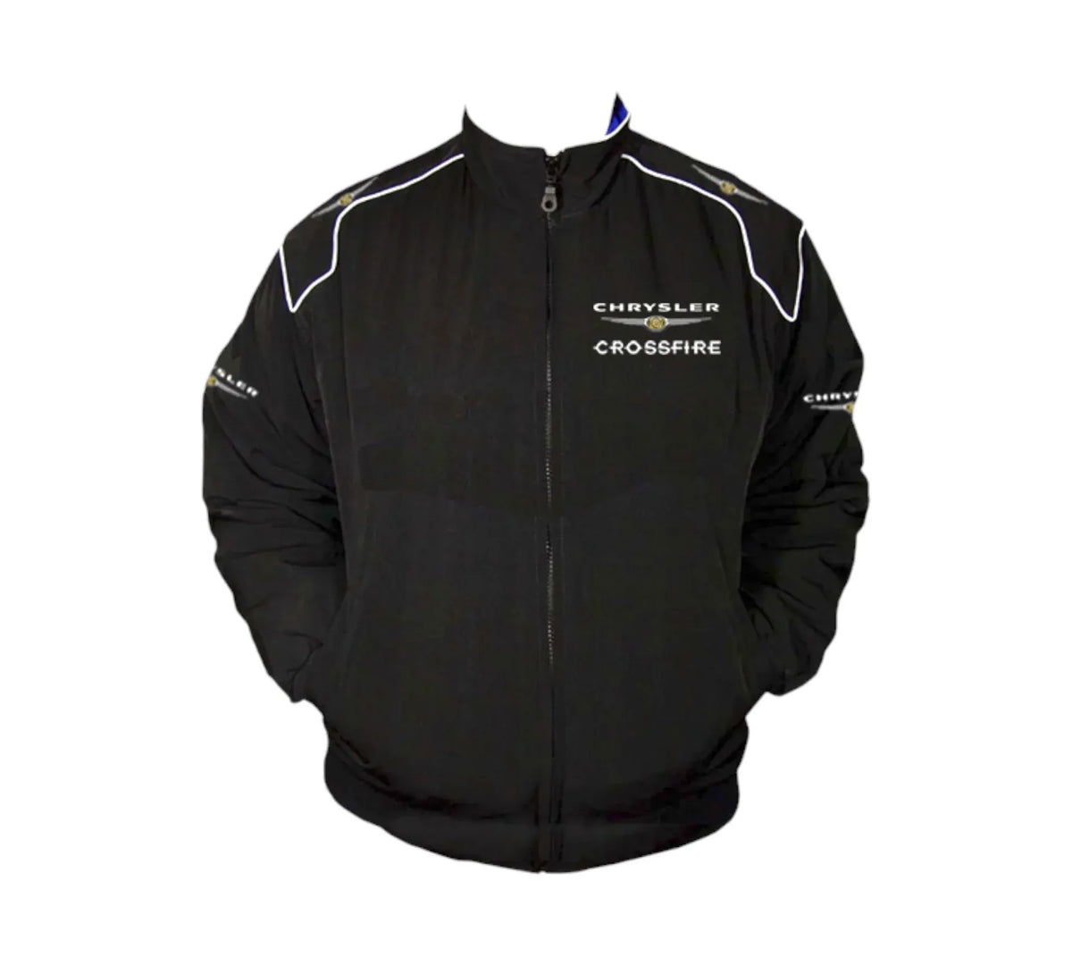Brex Chrysler Crossfire Black Vintage Racing Jacket Coat - racing jacket, view 1 | Brex International