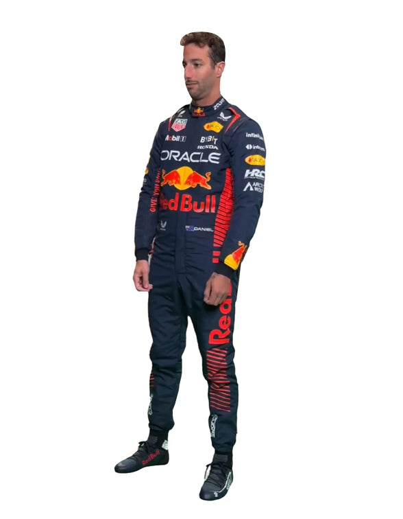 Premium Daniel Ricciardo Red Bull Honda Formula 1 race suit replica