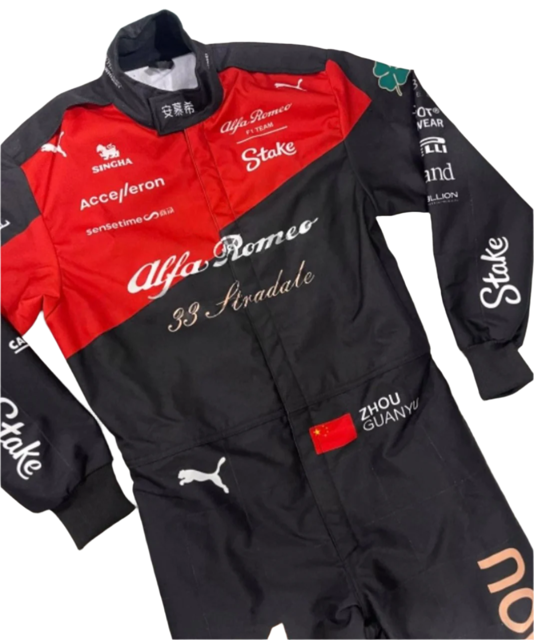 2023 Zhou Guanyu - Italian GP F1 Racing Suit | Brex International